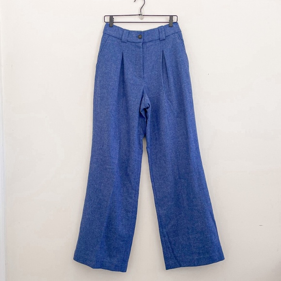 Sezane Theophile Trousers in Blue 8 (FR 40) - Picture 5 of 10